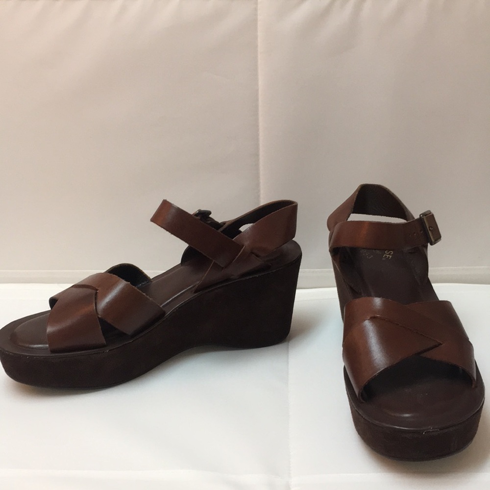 Kork-Ease brown platform sandal